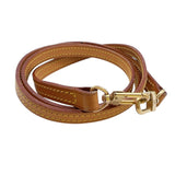 ルイ・ヴィトン LOUIS VUITTON ショルダーストラップ ベージュ　ゴールド金具 ヌメ革 ユニセックス ショルダーストラップ