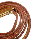 ルイ・ヴィトン LOUIS VUITTON ショルダーストラップ ベージュ　ゴールド金具 ヌメ革 ユニセックス ショルダーストラップ
