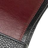 シャネル CHANEL マトラッセ25 A01112 ブラック シルバー金具 キャビアスキン レディース ショルダーバッグ