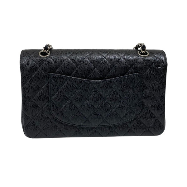 シャネル CHANEL マトラッセ25 A01112 ブラック シルバー金具 キャビアスキン レディース ショルダーバッグ