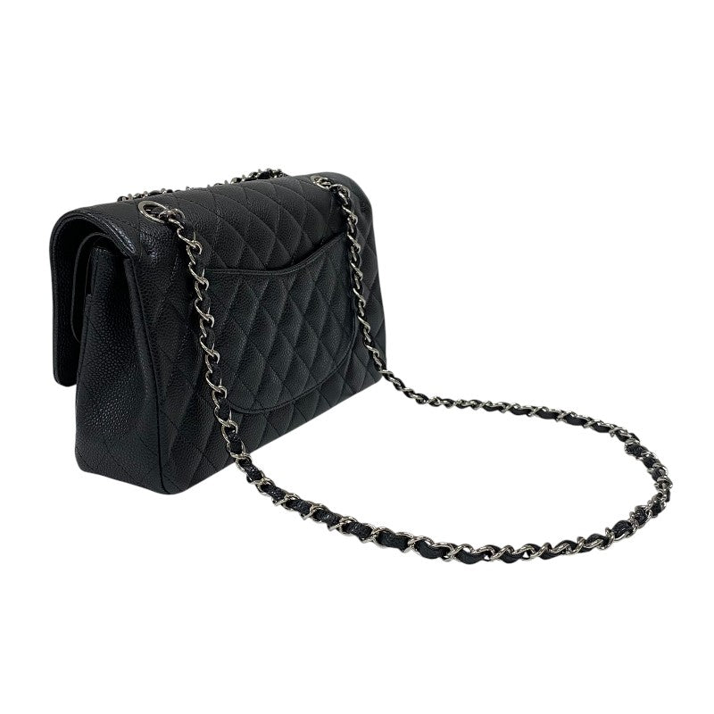 シャネル CHANEL マトラッセ25 A01112 ブラック シルバー金具 キャビアスキン レディース ショルダーバッグ