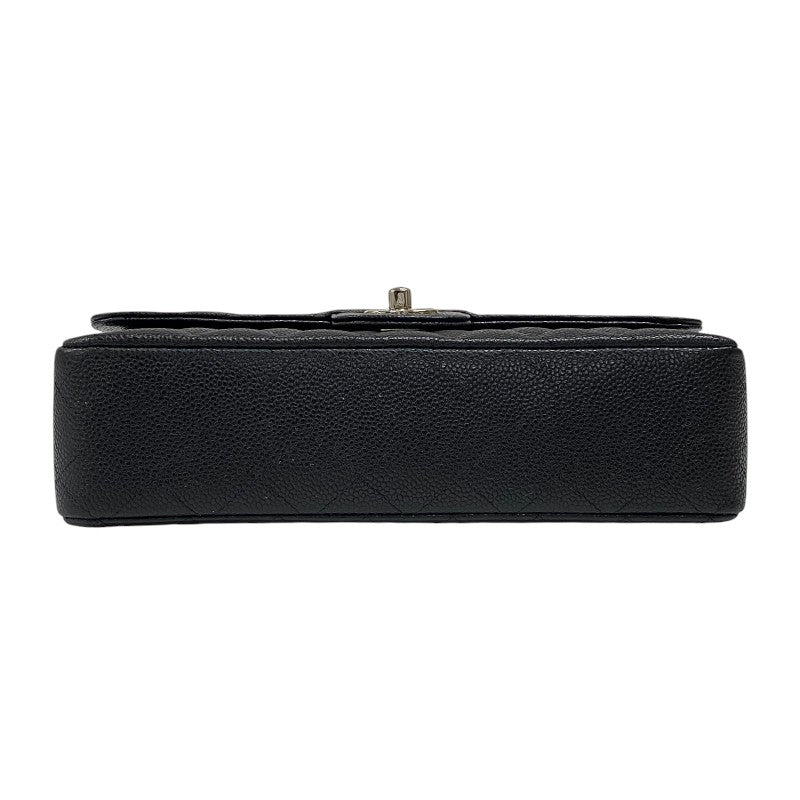 シャネル CHANEL マトラッセ25 A01112 ブラック シルバー金具 キャビアスキン レディース ショルダーバッグ