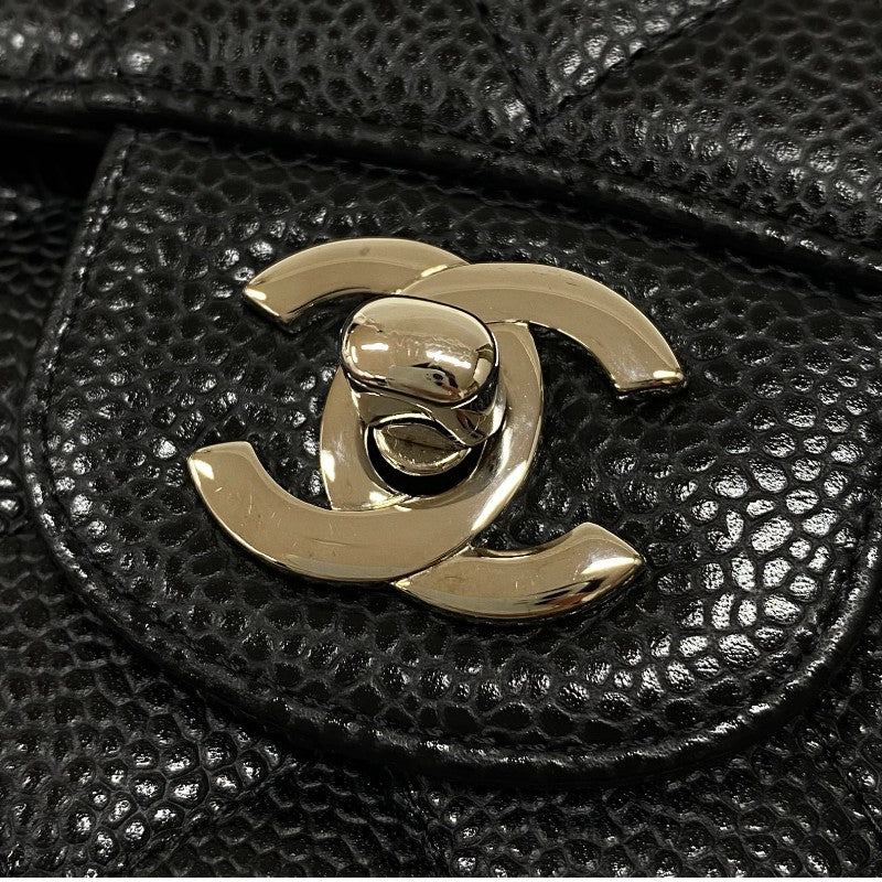 シャネル CHANEL マトラッセ25 A01112 ブラック シルバー金具 キャビアスキン レディース ショルダーバッグ