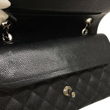 シャネル CHANEL マトラッセ25 A01112 ブラック シルバー金具 キャビアスキン レディース ショルダーバッグ