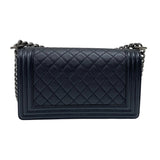 シャネル CHANEL ボーイシャネル25 A67086 ブラック キャビアスキン レディース ショルダーバッグ