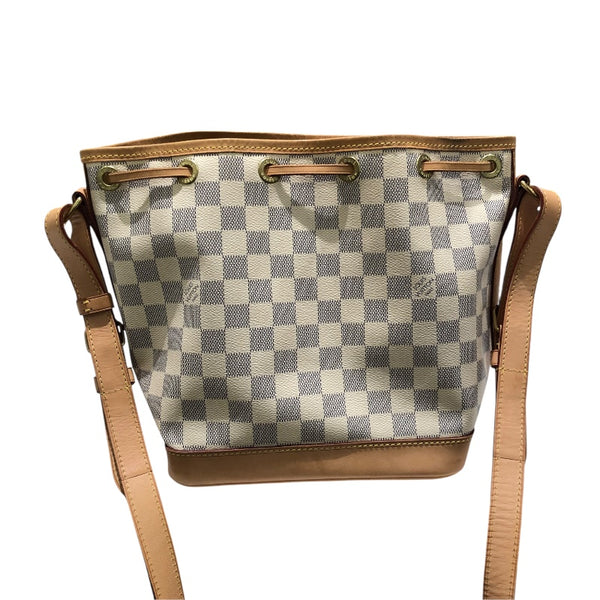 ルイ・ヴィトン LOUIS VUITTON ノエBB N41220 ホワイト PVC レディース ショルダーバッグ