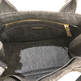 プラダ PRADA カナパハンドバッグ 1BG439 ブラック デニム レディース ハンドバッグ