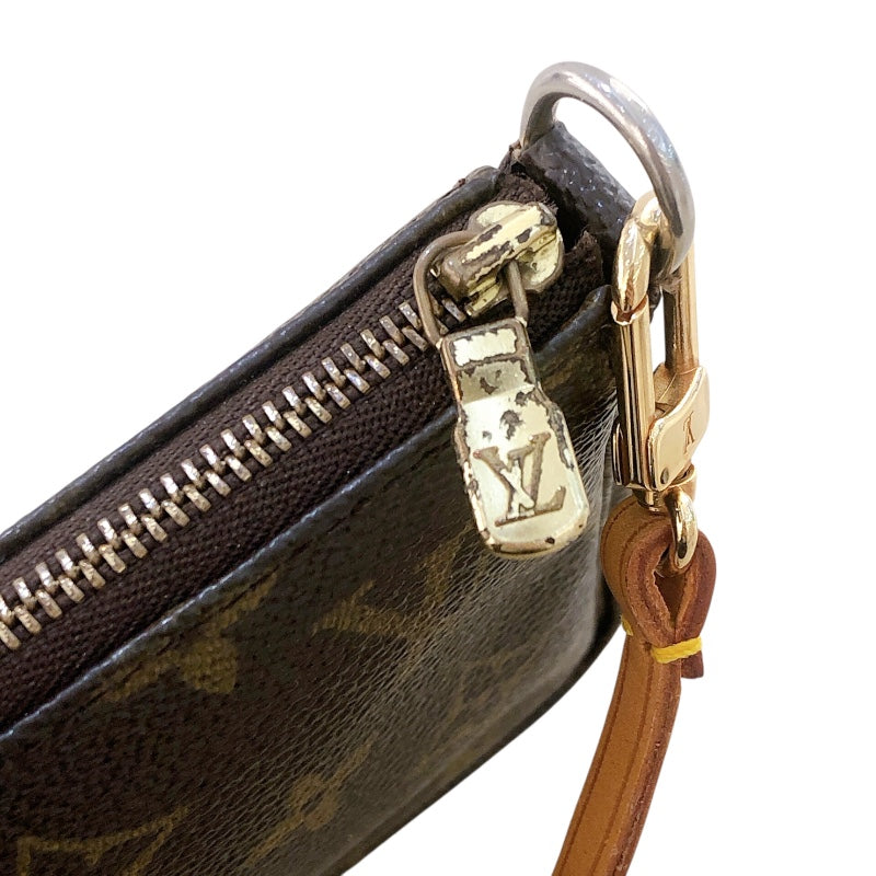 ルイ・ヴィトン LOUIS VUITTON ポシェット・アクセソワール M51980 ブラウン/GD金具 モノグラム レディース セカンドバッグ