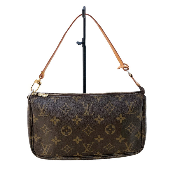 ルイ・ヴィトン LOUIS VUITTON ポシェット・アクセソワール M51980 ブラウン/GD金具 モノグラム レディース セカンドバッグ