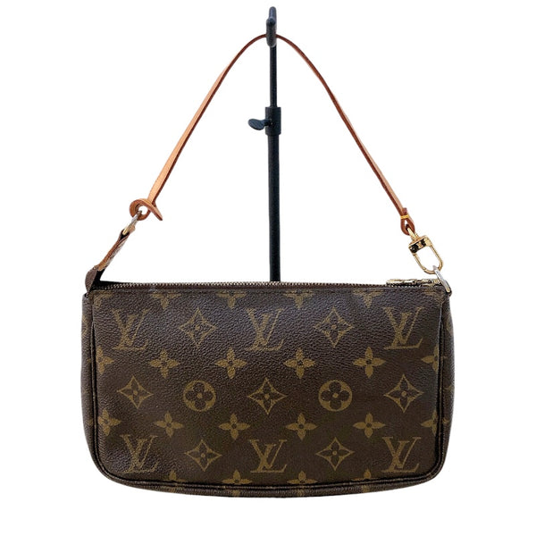 ルイ・ヴィトン LOUIS VUITTON ポシェット・アクセソワール M51980 ブラウン/GD金具 モノグラム レディース セカンドバッグ