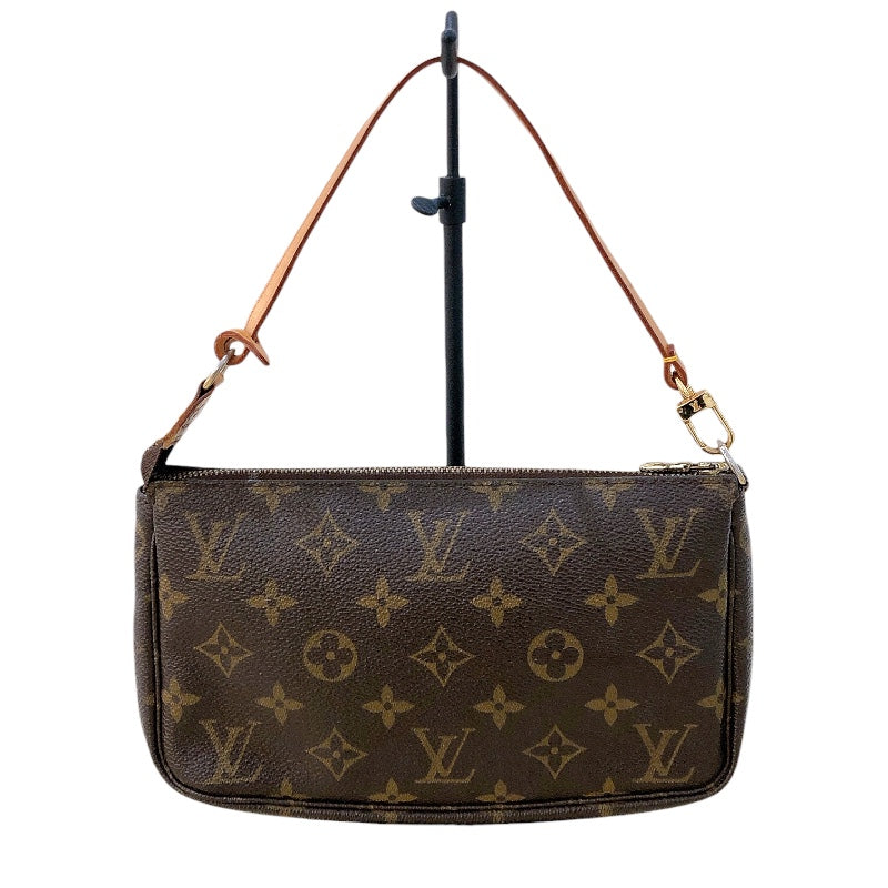 ルイ・ヴィトン LOUIS VUITTON ポシェット・アクセソワール M51980 ブラウン/GD金具 モノグラム レディース セカンドバッグ
