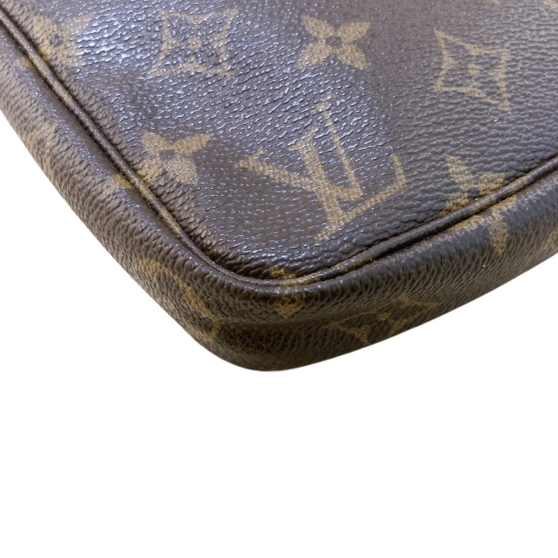 ルイ・ヴィトン LOUIS VUITTON ポシェット・アクセソワール M51980 ブラウン/GD金具 モノグラム レディース セカンドバッグ