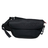 グッチ GUCCI ラージベルトバッグ 804262 ブラック ナイロン メンズ ウエストバッグ