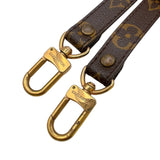 ルイ・ヴィトン LOUIS VUITTON ショルダーストラップ ブラウン　ゴールド金具 モノグラム レディース ショルダーストラップ