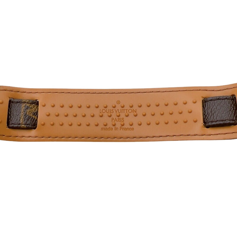 ルイ・ヴィトン LOUIS VUITTON ショルダーストラップ ブラウン　ゴールド金具 モノグラム レディース ショルダーストラップ