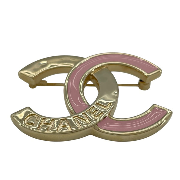 シャネル CHANEL ココマークブローチ ゴールド エナメル/メタル アクセサリー