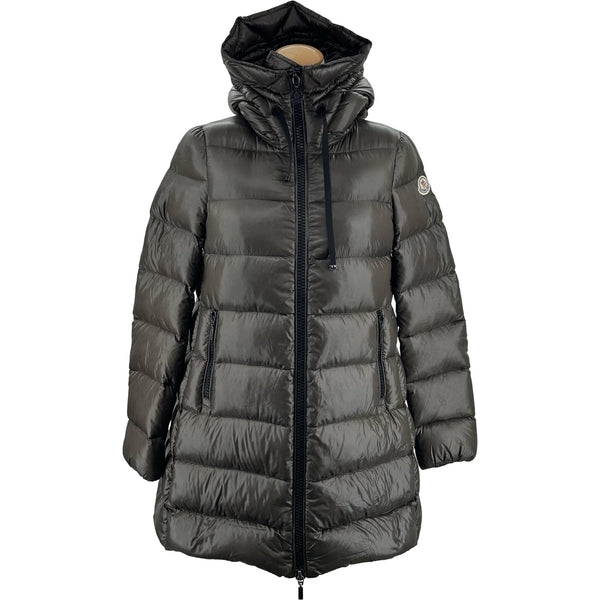 モンクレール MONCLER SUYEN ダウンコート カーキ ナイロン レディース