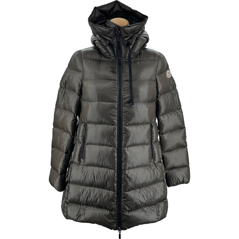 モンクレール MONCLER SUYEN ダウンコート カーキ ナイロン レディース