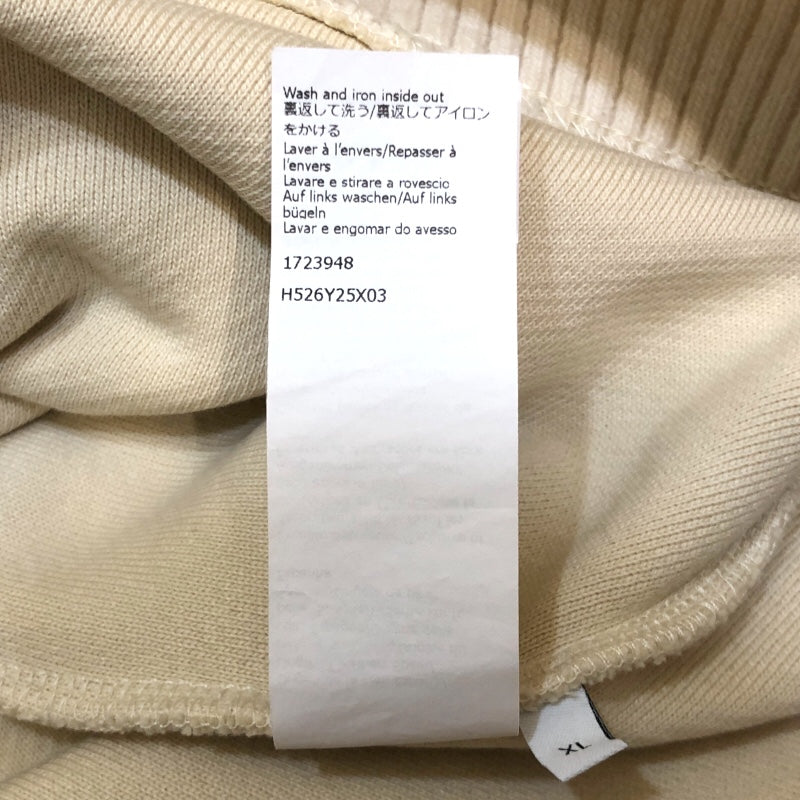 ロエベ LOEWE アナグラムロゴ プルオーバーパーカー H526Y25X03 ベージュ コットン メンズ パーカー