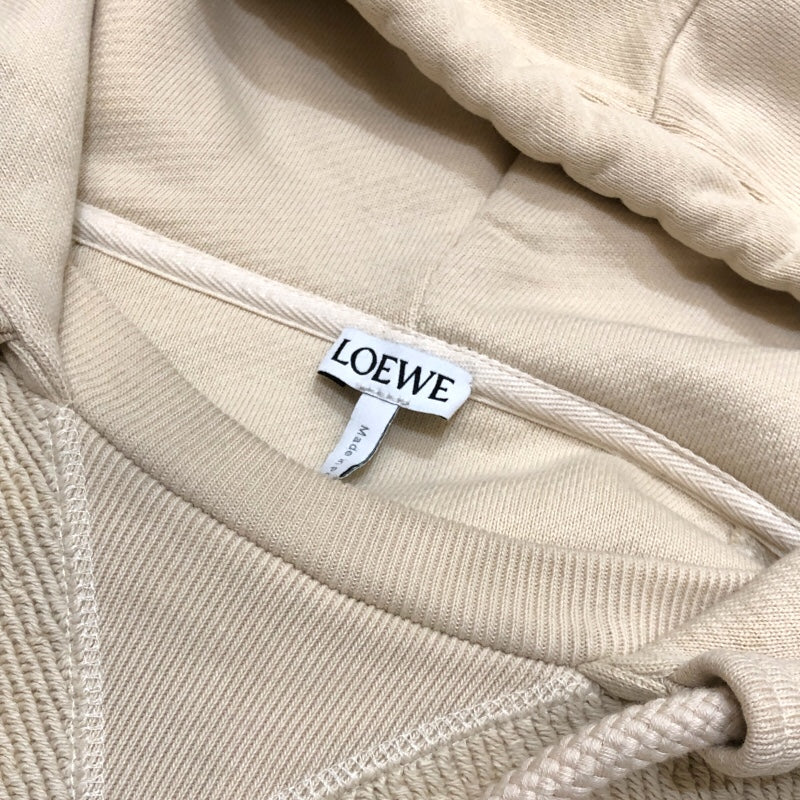 ロエベ LOEWE アナグラムロゴ プルオーバーパーカー H526Y25X03 ベージュ コットン メンズ パーカー