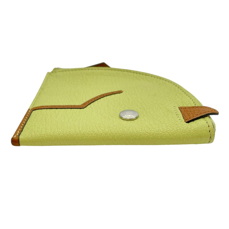 エルメス HERMES パドックコインケース Z刻 ジューヌブルジョン SV金具 シェーブル レディース コインケース