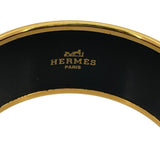 エルメス HERMES エマイユGM ゴールド ブラウン メタル アクセサリー