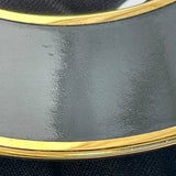 エルメス HERMES エマイユGM ゴールド ブラウン メタル アクセサリー