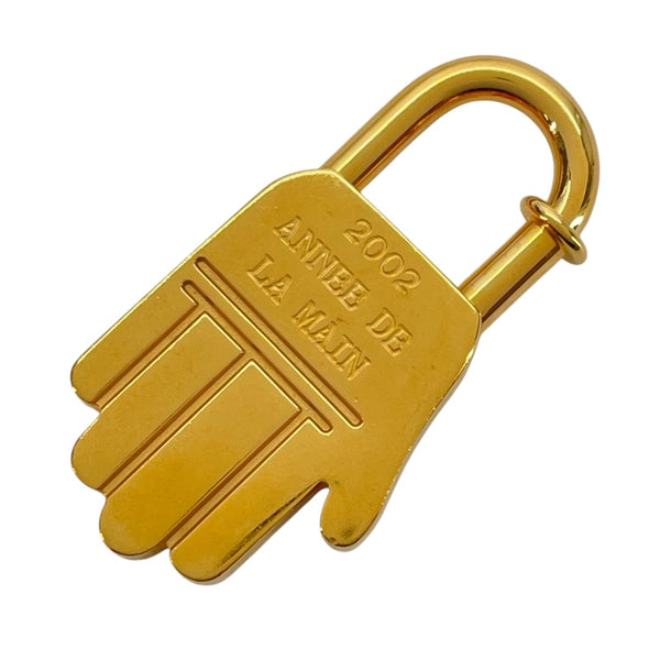 エルメス HERMES カデナハンド2002 ゴールド メタル レディース カデナ