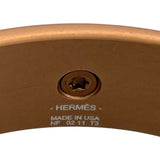 エルメス HERMES メドールバングル ブロンズ アルミ アクセサリー