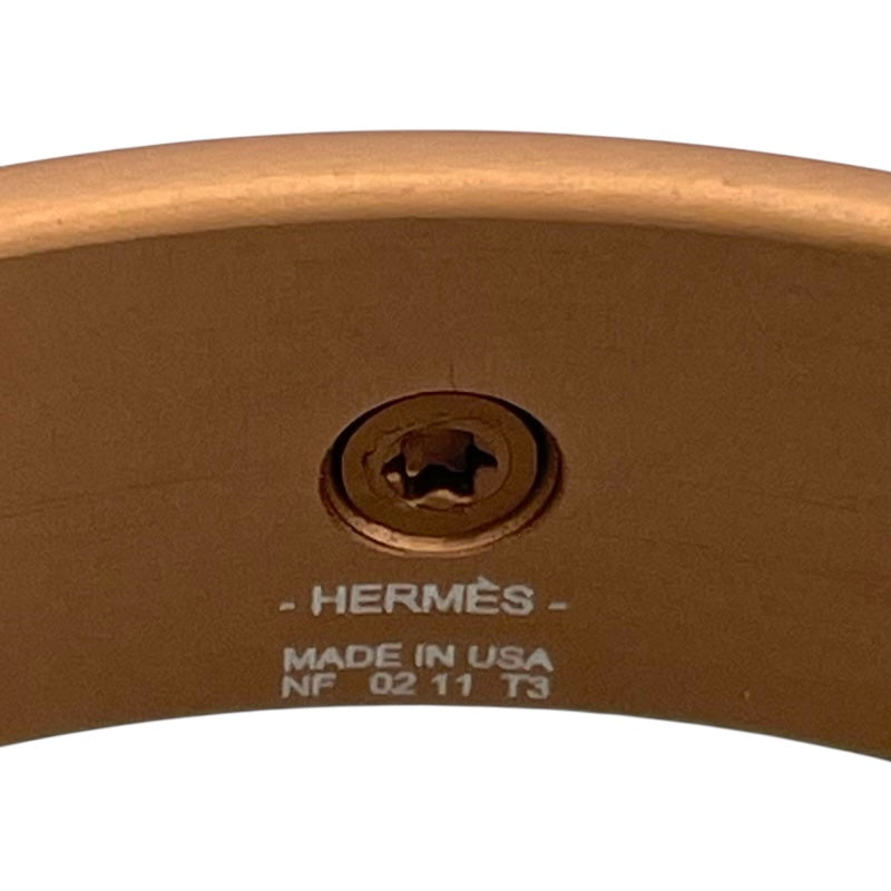 エルメス HERMES メドールバングル ブロンズ アルミ アクセサリー