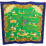エルメス HERMES カレ90 VOILES DE LUMIERE シルク レディース スカーフ