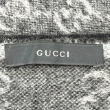 グッチ GUCCI シェリーライン マフラー ブラック ウール/アンゴラ ユニセックス マフラー