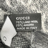 グッチ GUCCI シェリーライン マフラー ブラック ウール/アンゴラ ユニセックス マフラー