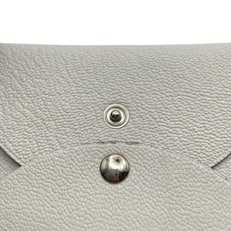 エルメス HERMES カルヴィデュオ U刻 ナタxケブラコ SV金具 ヴェルソ/シェーブル レディース カードケース