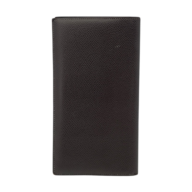 エルメス HERMES MC2 フレミング Z刻 エベンヌ エプソン メンズ 長財布