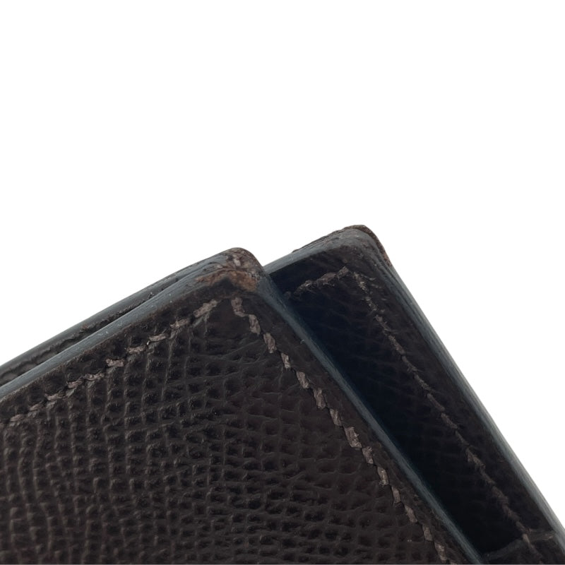 エルメス HERMES MC2 フレミング Z刻 エベンヌ エプソン メンズ 長財布