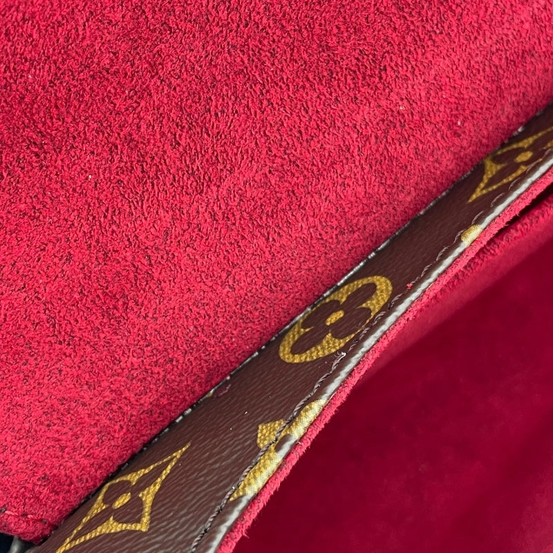 ルイ・ヴィトン LOUIS VUITTON ソナチネ ブラウン モノグラム レディース ハンドバッグ