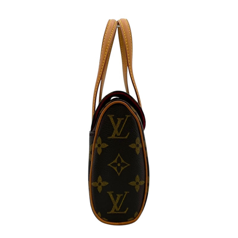 ルイ・ヴィトン LOUIS VUITTON ソナチネ ブラウン モノグラム レディース ハンドバッグ