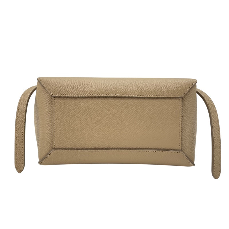セリーヌ CELINE ベルトバッグ ナノ ベージュ レザー レディース ショルダーバッグ