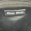 ミュウミュウ miu miu 2WAY ショルダー 5BE054 ブラック レザー レディース ショルダーバッグ