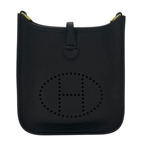 エルメス HERMES エヴリンTPM B刻 ブラック GD金具 トリヨン レディース ショルダーバッグ