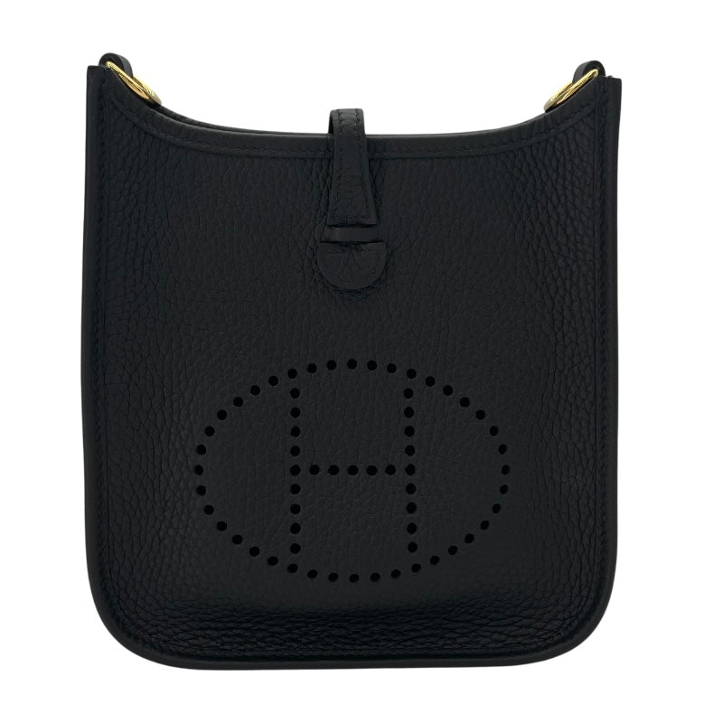 エルメス HERMES エヴリンTPM B刻 ブラック GD金具 トリヨン レディース ショルダーバッグ