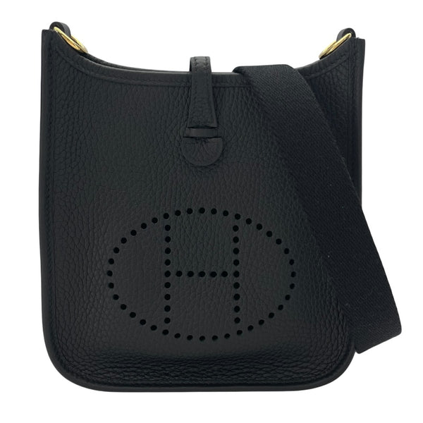 エルメス HERMES エヴリンTPM B刻 ブラック GD金具 トリヨン レディース ショルダーバッグ