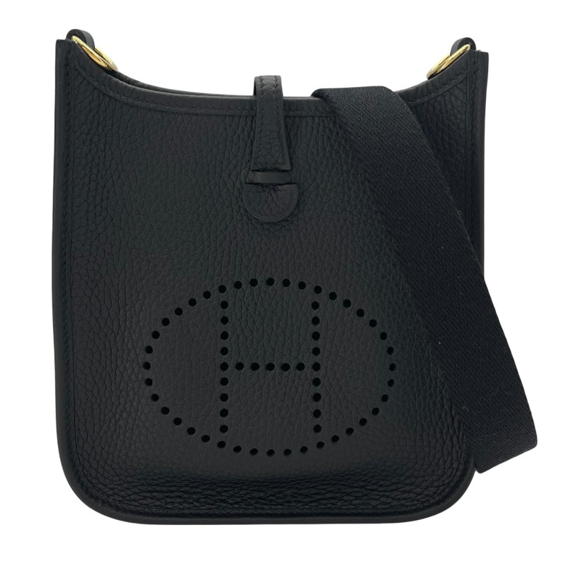 エルメス HERMES エヴリンTPM B刻 ブラック GD金具 トリヨン レディース ショルダーバッグ