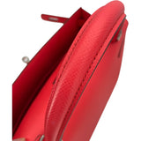 エルメス HERMES ケリー28　外縫い Y刻 ローズテキサス SV金具 エプソン レディース ショルダーバッグ
