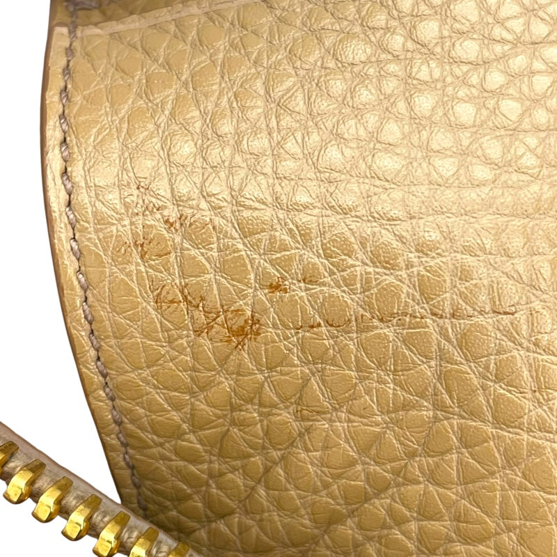 ミュウミュウ miu miu 2WAY ハンドバッグ ベージュ レザー レディース ハンドバッグ