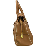 ミュウミュウ miu miu 2WAY ハンドバッグ ベージュ レザー レディース ハンドバッグ