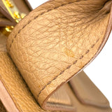 ミュウミュウ miu miu 2WAY ハンドバッグ ベージュ レザー レディース ハンドバッグ