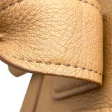 ミュウミュウ miu miu 2WAY ハンドバッグ ベージュ レザー レディース ハンドバッグ