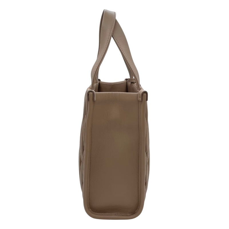 ミュウミュウ miu miu マテラッセ トート 5BG263 ピンクベージュ レザー レディース トートバッグ